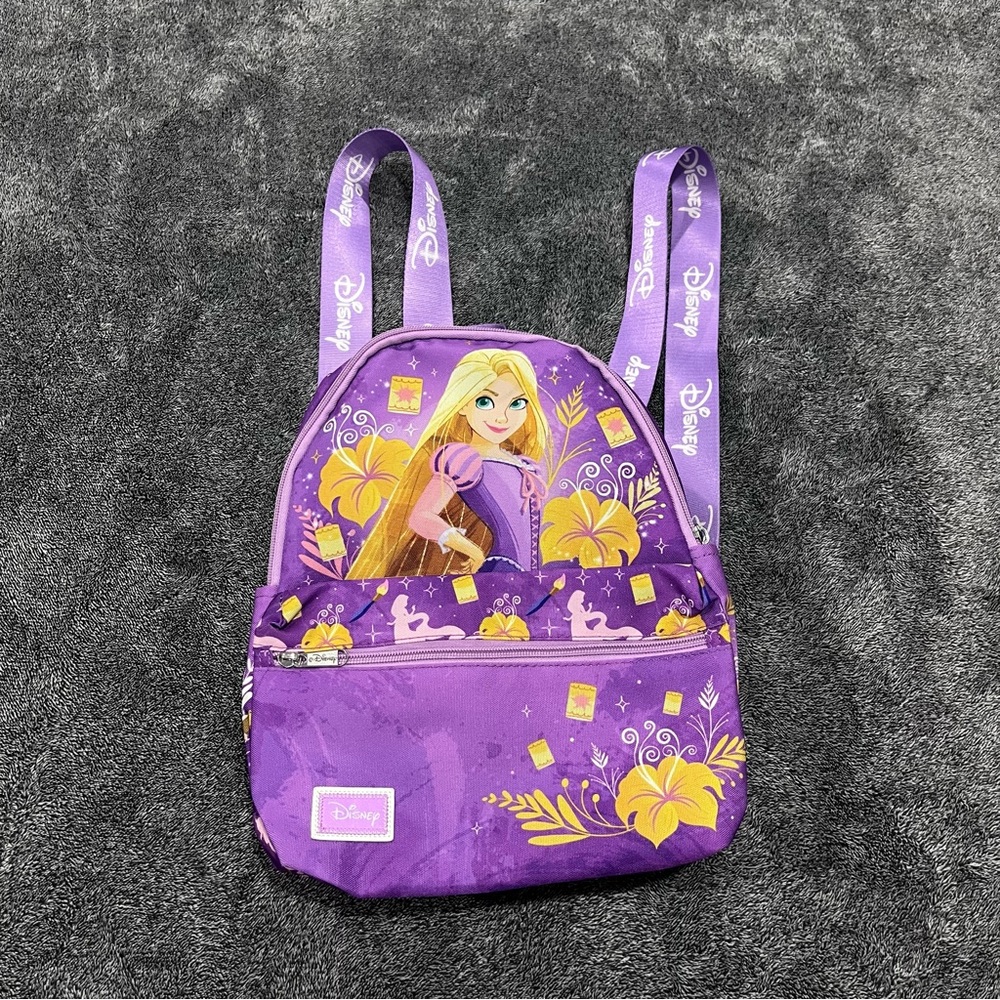 Disney Tangled Rapunzel Strong at Heart Deluxe Nylon Mini Backpack new